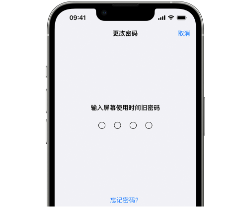 高港iPhone屏幕维修分享iPhone屏幕使用时间密码忘记了怎么办 