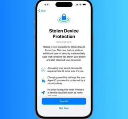 高港苹果授权维修店分享被盗设备保护功能开启方法 