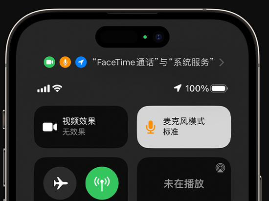 高港苹果授权维修网点分享iPhone在通话时让你的声音更清晰 