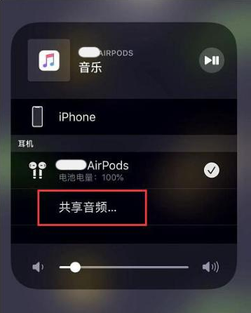 高港苹果14音频维修点分享iPhone14音频共享设置方法 