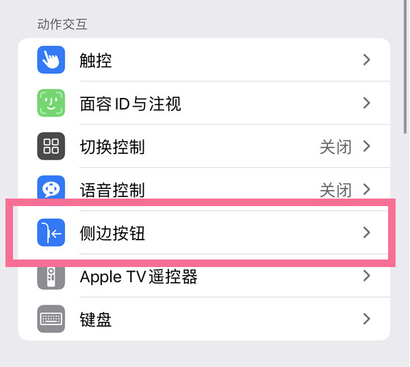 高港苹果14维修店分享iPhone14 Plus侧键双击下载功能关闭方法 